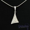 FANCY - сребърна висулка с кристали Swarovski
