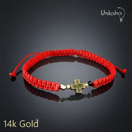Гривна с 14k злато "Вяра" -1