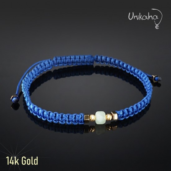 Гривна с 14k злато Royal Blue