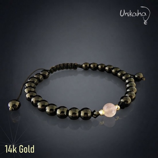 Гривна с 14k Злато, Оникс и...
