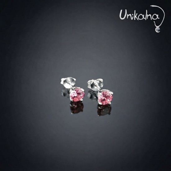 Сребърни Обеци Rose Shine